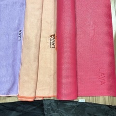 決まりました！LAVA ヨガマット  ヨガラグ ケース付き 6点セットの画像