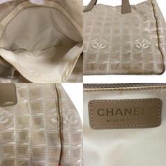 シャネル CHANEL トートバッグ ニュートラベルライントートMM ショルダー ベージュの画像