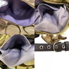 コーチ COACH ショルダーバッグ シグネチャー 2WAY F15068 ベージュの画像