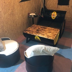ドラム缶リメイクベンチ
の画像