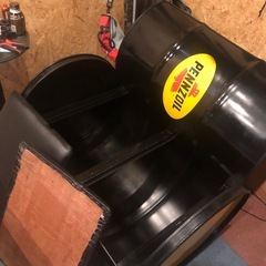 ドラム缶リメイクベンチ
の画像