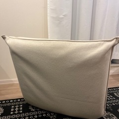 【無印良品】座いす　小　洗いざらしの綿帆布の画像