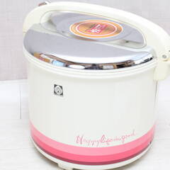 昭和55年 TIGER タイガー 電子ジャー 炊きたて 保温釜 保温専用 JHR-270 2.7L スミフロン 昭和レトロ 家電製品 元箱の画像