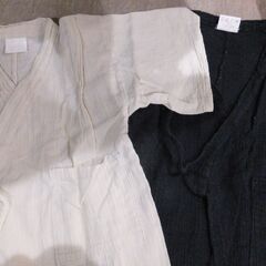 子供甚平3セット★刺し子★楊柳　　サイズ１００の画像