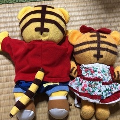 【7月19日値下げ】しまじろう・はなちゃん・みみりん・とりっぴぃ・にゃっきぃ　しまじろうぬいぐるみ5体セットの画像