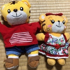 【7月19日値下げ】しまじろう・はなちゃん・みみりん・とりっぴぃ・にゃっきぃ　しまじろうぬいぐるみ5体セットの画像