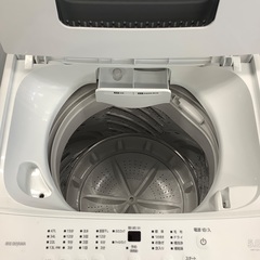 【安心の1年保証】IRIS OHYAMAの全自動洗濯機の画像