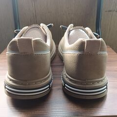 新品 26cm メンズ スニーカー ブラウン 厚底 シューズ 普段着 識別番号:(N145-S)の画像