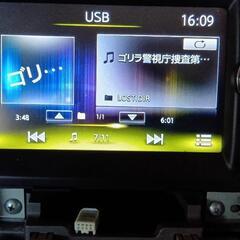 スズキ純正 (クラリオン製) メモリーナビBluetooth/USB再生 ワンセグテレビの画像