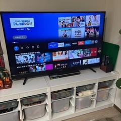 液晶テレビ55インチfire stickTV付き の画像