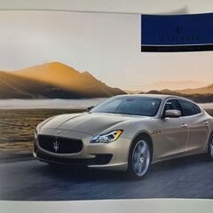 マセラティ　クアトロポルテ　日本語カタログ　MASERATI　当...