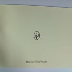マセラティ　クアトロポルテ　日本語カタログ　MASERATI　当時物　厚口カタログ　説明書　マセラッティ　QUATTROPORTE　6代目の画像