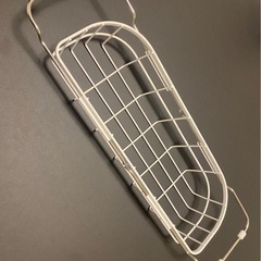 【新品未使用】天馬 スライド式シンクバスケットスリム ホワイトの画像
