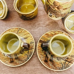 昭和レトロ　ティーカップ＆ソーサーなどのセットの画像