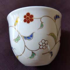 未使用◆たち吉 橘吉 色唐草 急須 湯呑み 5個 茶器セット◆美濃焼 吉祥文様の画像