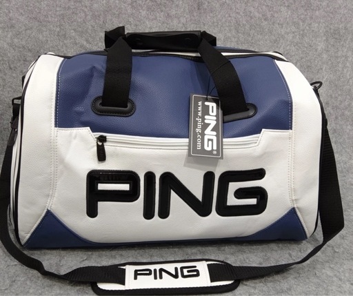 新品PING Golf ピン ゴルフ ボストンバッグ スポーツバッグ ブルー