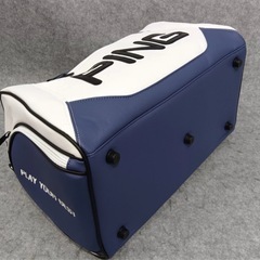 新品PING Golf ピン ゴルフ ボストンバッグ スポーツバッグ ブルーの画像