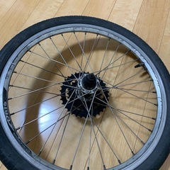 20インチ二ミベロ用406ホイール前後の画像