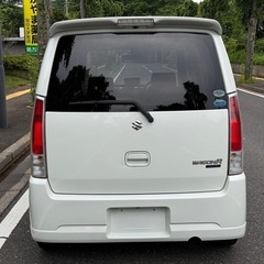 スズキ ワゴンR ホワイト 2008年 検あり 9年5月14日 軽自動車の画像