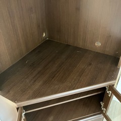 ヤマタミ ダークブラウン 木製テレビ台の画像