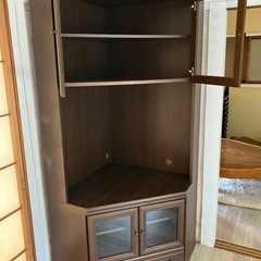 ヤマタミ ダークブラウン 木製テレビ台の画像