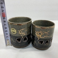昭和レトロ　湯呑み　の画像