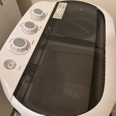 脱水付き 二槽式 3.6kg 小型洗濯機の画像