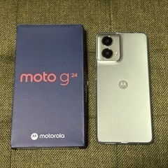お話し中　新品 moto g24の画像