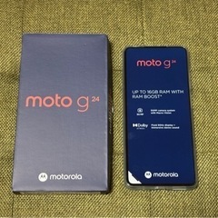 お話し中　新品 moto g24の画像