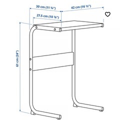IKEAイケア　BRUKSVARA ブルクスヴァーラ ホワイト  の画像