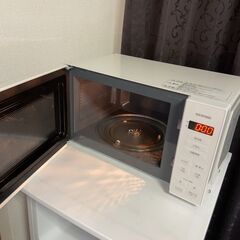 電子レンジ　2023年製　500w/600w　50Hz/60Hz共用　アイリスオーヤマ　PMG-T179-Wの画像