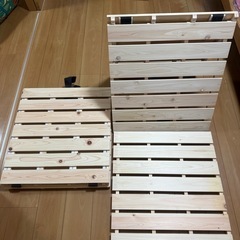 桐すのこベッドの画像