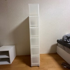 【7/18引き渡し決定済】ポリプロピレン　収納ストッカー　キャスター付　6段　×2個の画像