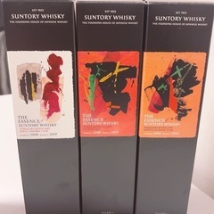  ザ・エッセンス・オブ・サントリーウイスキー  第二弾  YAMAZAKI Distillery Spanish Oak 9y  500ml  56%  YAMAZAKI Distillery Montilla Wine Cask 9y  500ml  55%  YAMAZAKI Distillery Refill Sherry Cask 10y  500ml  53％ 3本セットです。の画像