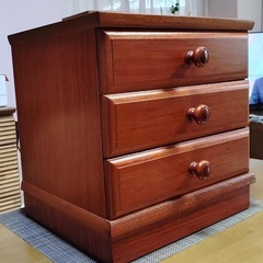 民芸３段子引き出しの画像