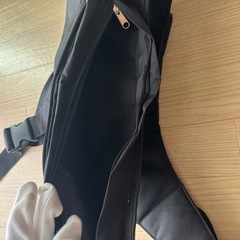 黒のショルダーバッグ 大容量！自転車移動・普段使いに◎の画像