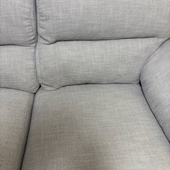 ハイバックソファ　3人掛け　グレーの画像