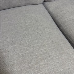 ハイバックソファ　3人掛け　グレーの画像