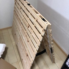 すのこベッドフレーム　シングルの画像