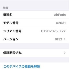 Apple 
AirPodsの画像