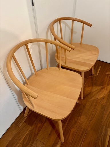 Charles （チャールズ） ダイニングチェア　2脚セット