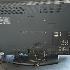 32型  三菱　ターン機能付き液晶テレビ リモコン付きの画像