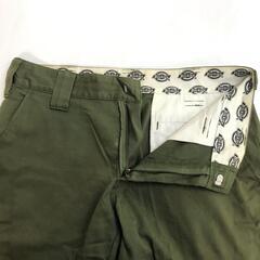 Dickies【ディッキーズ】ワークパンツ【メンズW28/S程度/股下70cm/カーキ/khaki】ズボン/ボトムス/Pants/Trouser◆BJ033-dの画像