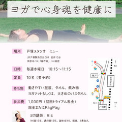 🌿初めての方でも安心！本格ヨガクラスのご案内🧘‍♂️の画像
