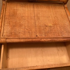 籐製　ドレッサー
の画像