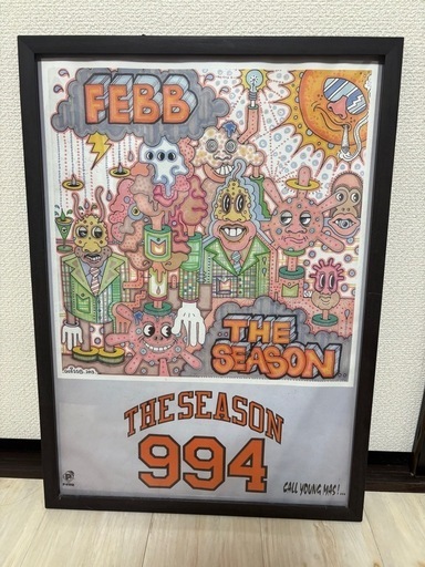 FEBB THE SEASON 限定ポスター　フレーム付き FEBB THE SEASONアルバムポスター額付き (TK) 本八戸のインテリア雑貨
