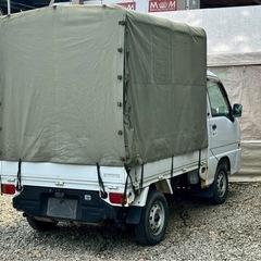 スバル サンバートラック 幌仕様 クリーン3方開 5速マニュアル ETC 走行距離6.9万kmの画像