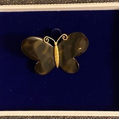 美品 ブローチ ゴールド シルバー 本珊瑚 魚 フィッシュ べっ甲 の画像