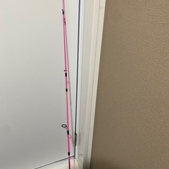 ピンクルアー釣り竿の画像