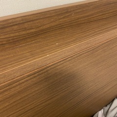 ベッドフレーム　クイーン　組立説明書付き　ニトリの画像
